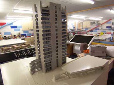 Architectural model of Blake Tower for Redrow