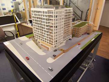 Architectural model of Northway House for Redrow