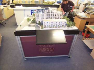 Architectural model of Chiswick High Road for Redrow