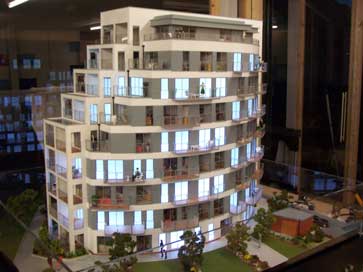 Architectural model of Mosaic Block H