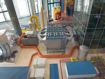 Architectural model of a power station for Doosan Babcock Energy