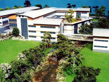 Architectural model for Pontipool College