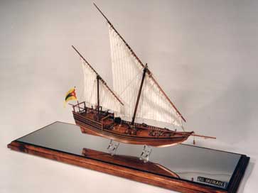 Bahrain Dhow model - a gift for the King Of Bahrain