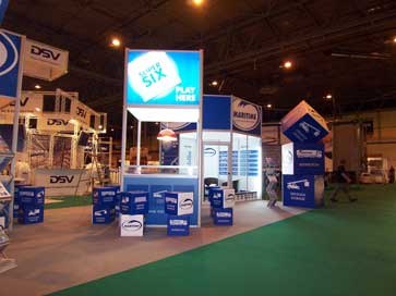 Exhibition stand for Maritime at the NEC