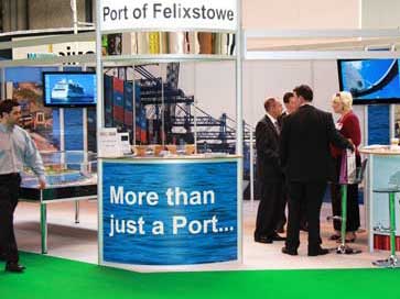 Multimodal Exhibition stand for Hutchinson Ports (UK)