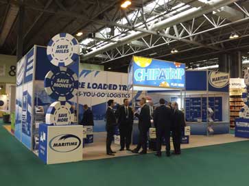 Maritime exhiition stand at the NEC in 2014