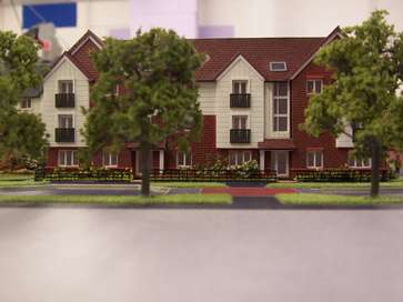 Architectural model of the Archers Park project for Redrow