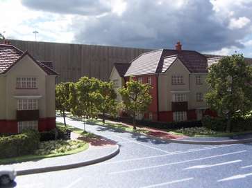 Architectural model of The Coppice project in Maidstone for Redrow