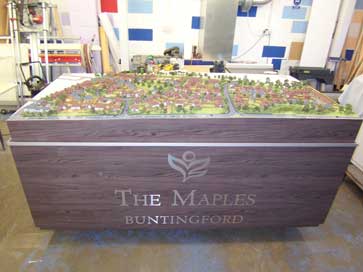 Architectural model of The Maples project for Redrow
