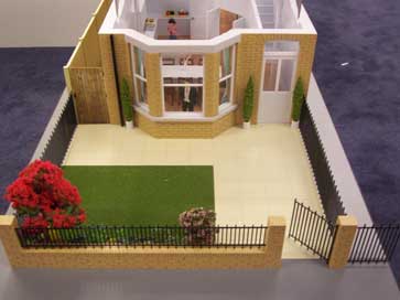 Architectural model of Langroyd Mews house type for Bellway