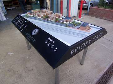 Architectural model of Priory Gate for Redrow
