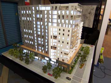 Architectural model of Platinum Peninsula