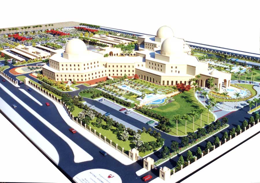 Architectural Models of Bahrain development made by Fine Form Design Studios UK