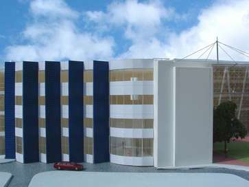 Architectural model of Wandsworth New College Building