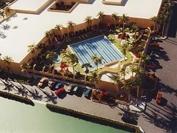 Architectural model of a residential compound in Jeddah