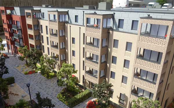 Fine Form models of Copper House apartments