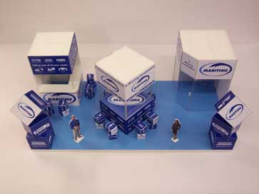 Design model for Maritime exhibition stand at Multimodal