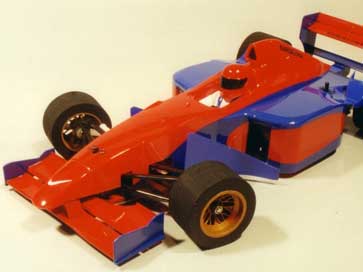 Formula 1 racing car model