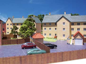 Architectural model of Colchester project for Redrow Homes