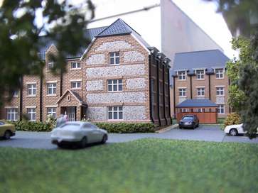 Architectural model of the Erskine Park project for Redrow