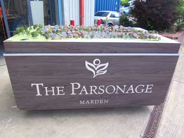Architectural model of The Parsonage project for Redrow