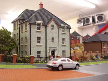 Architectural model of Saxon Rise project for Barratts