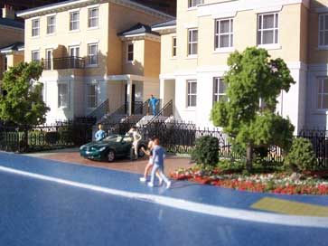 Architectural model of Claremonts project for Linden