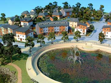 Architectural model for Persimmon Homes