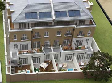 Architectural model of Putney project for Bellway