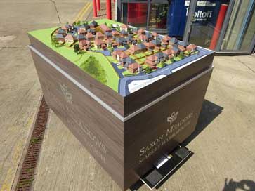 Architectural model of Saxon Meadows for Redrow Homes