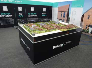 Architectural model of St. Georges Park for Bellway Homes