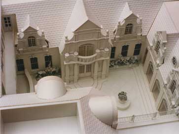 Architectural model of Mayfair property