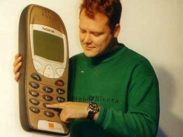 Giant Nokia mobile phone