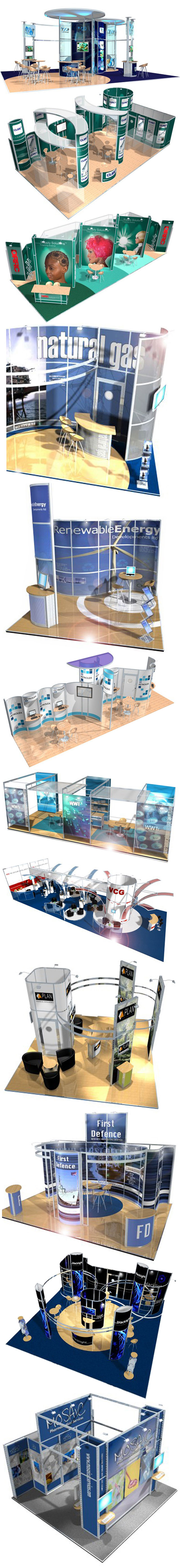 exhibition stands design models